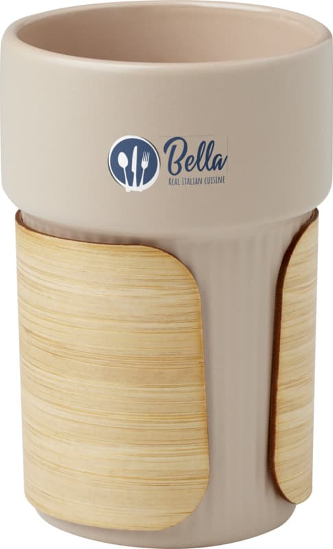 Fika 340 ml tumbler with bamboo sleeve 10
