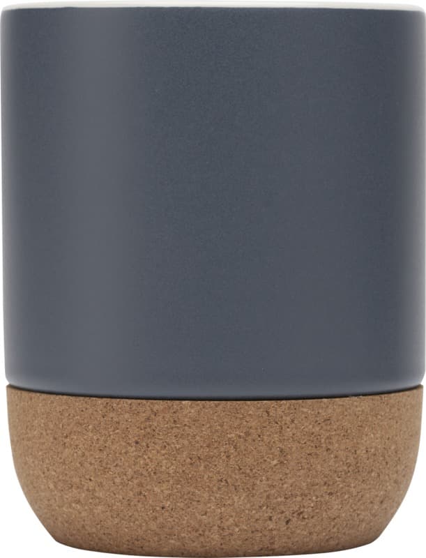 Billie 300 ml ceramic mug with cork details and matt finish 12