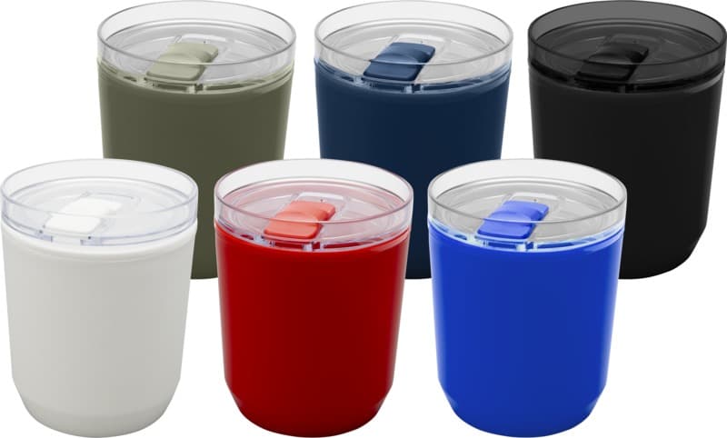 Hudson 180 ml recycled plastic double-wall tumbler 6