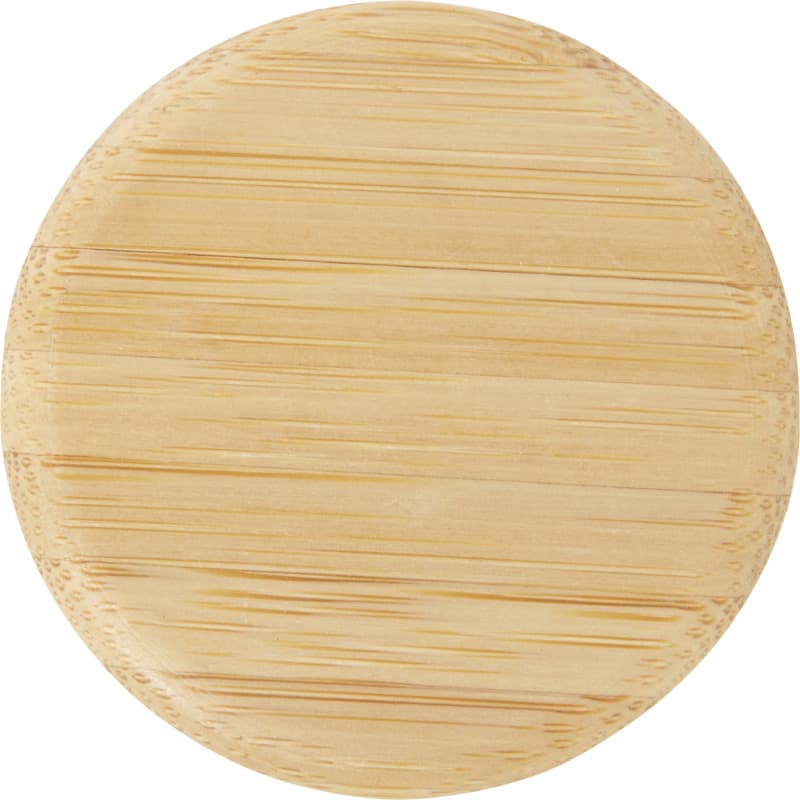 Porto 500 ml glass water bottle with silicone handle and bamboo lid  9