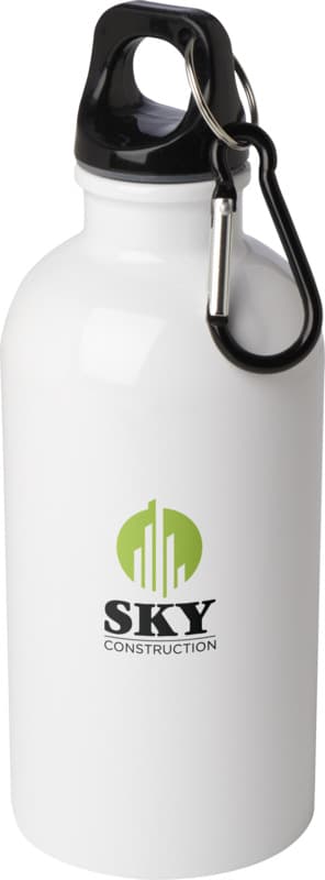 Oregon 400 ml RCS certified single wall stainless steel water bottle with carabiner 5