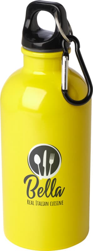 Oregon 400 ml RCS certified single wall stainless steel water bottle with carabiner 10