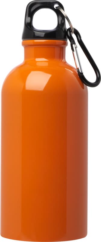 Oregon 400 ml RCS certified single wall stainless steel water bottle with carabiner 17