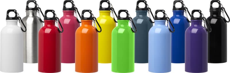 Oregon 400 ml RCS certified single wall stainless steel water bottle with carabiner 24