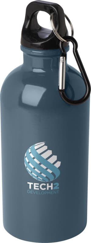 Oregon 400 ml RCS certified single wall stainless steel water bottle with carabiner 45
