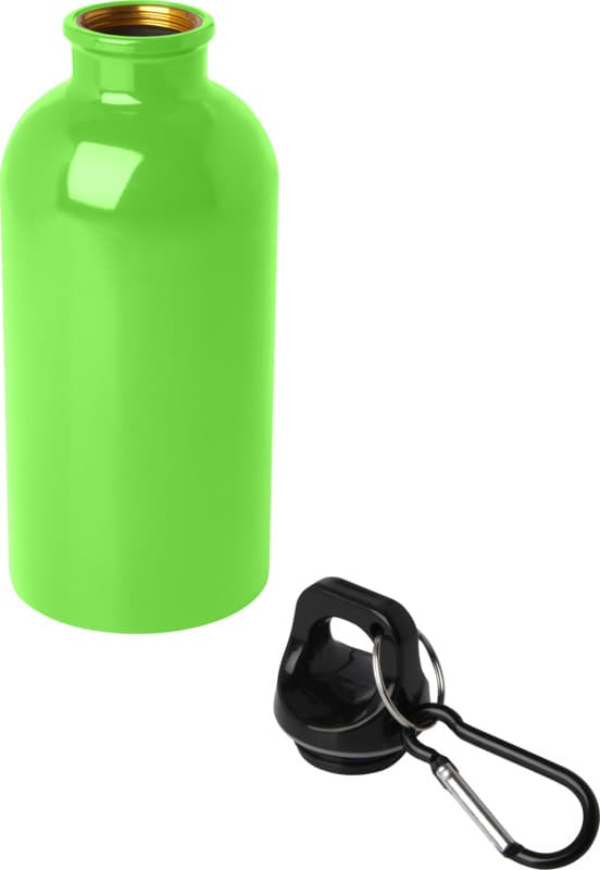 Oregon 400 ml RCS certified single wall stainless steel water bottle with carabiner 48