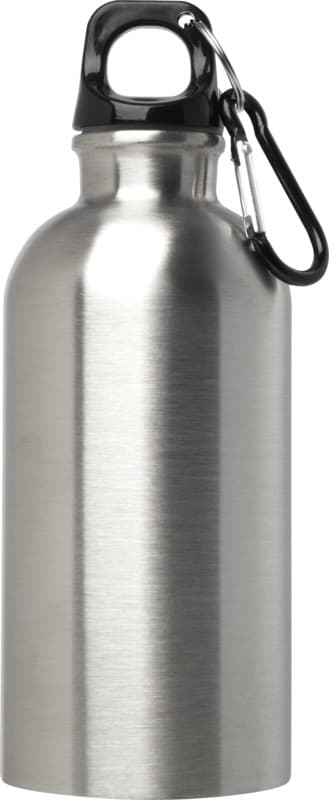 Oregon 400 ml RCS certified single wall stainless steel water bottle with carabiner 52