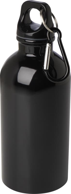 Oregon 400 ml RCS certified single wall stainless steel water bottle with carabiner 56