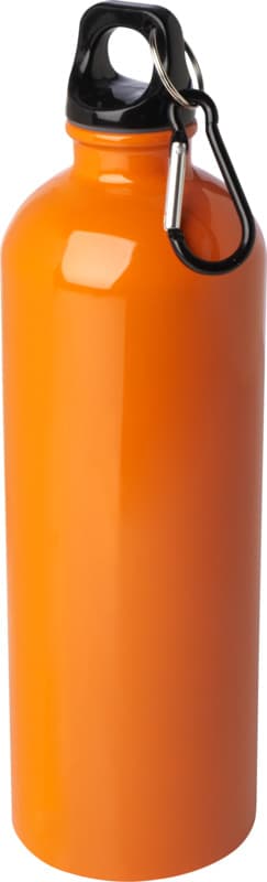 Oregon 750 ml RCS certified single wall stainless steel water bottle with carabiner 16