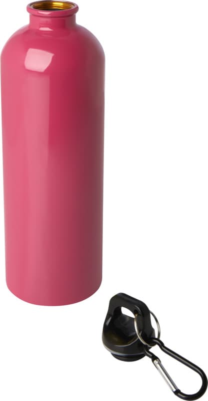 Oregon 750 ml RCS certified single wall stainless steel water bottle with carabiner 28