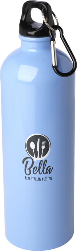 Oregon 750 ml RCS certified single wall stainless steel water bottle with carabiner 35