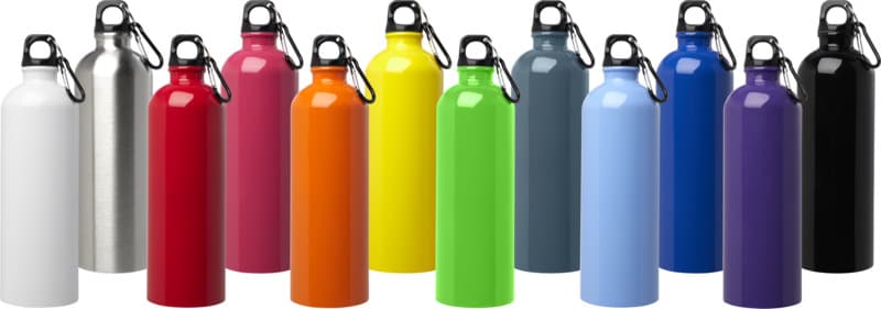 Oregon 750 ml RCS certified single wall stainless steel water bottle with carabiner 39