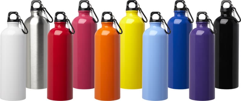 Oregon 750 ml RCS certified single wall stainless steel water bottle with carabiner 59