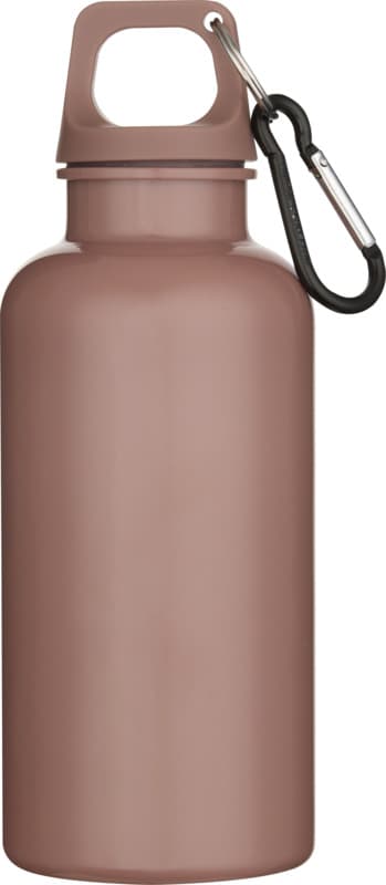 Oregon 400 ml solid colour RCS recycled plastic water bottle with carabiner  14