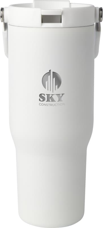 Bronx 900 ml RCS recycled stainless steel copper vacuum insulated tumbler with dual function lid 8