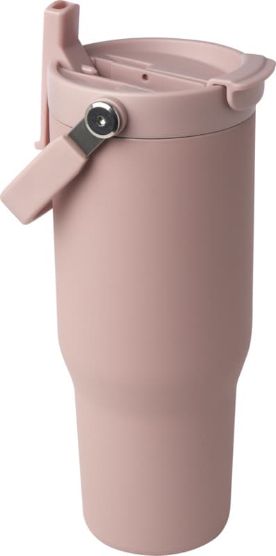 Bronx 900 ml RCS recycled stainless steel copper vacuum insulated tumbler with dual function lid 12