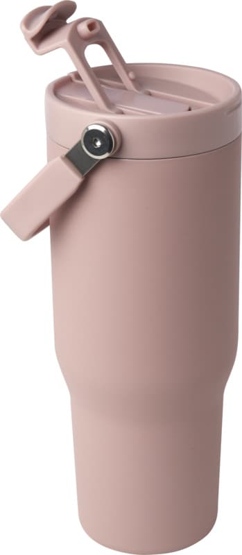 Bronx 900 ml RCS recycled stainless steel copper vacuum insulated tumbler with dual function lid 13