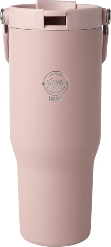 Bronx 900 ml RCS recycled stainless steel copper vacuum insulated tumbler with dual function lid 15