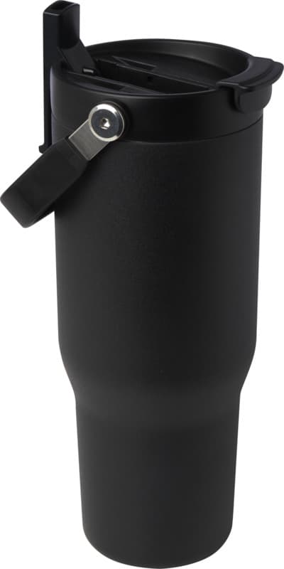 Bronx 900 ml RCS recycled stainless steel copper vacuum insulated tumbler with dual function lid 33