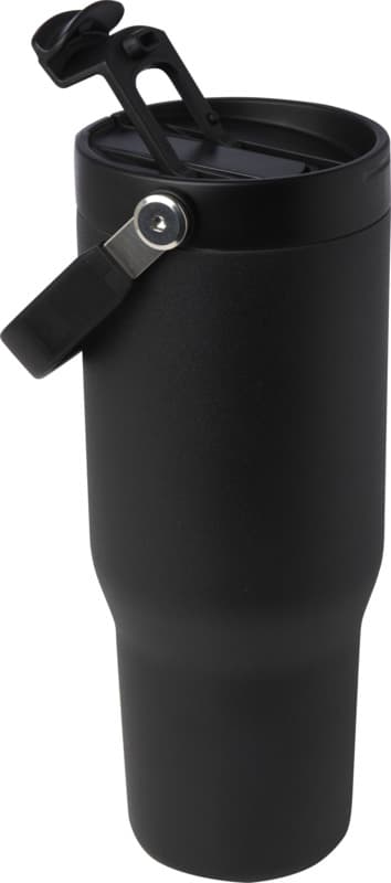 Bronx 900 ml RCS recycled stainless steel copper vacuum insulated tumbler with dual function lid 34