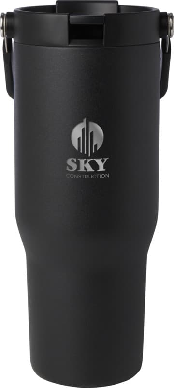Bronx 900 ml RCS recycled stainless steel copper vacuum insulated tumbler with dual function lid 36