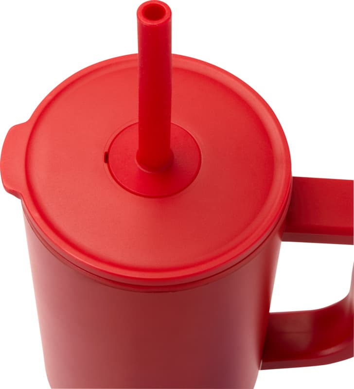 Brady 900 ml RCS certified insulated tumbler with silicone straw 10