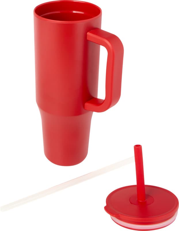 Brady 900 ml RCS certified insulated tumbler with silicone straw 9