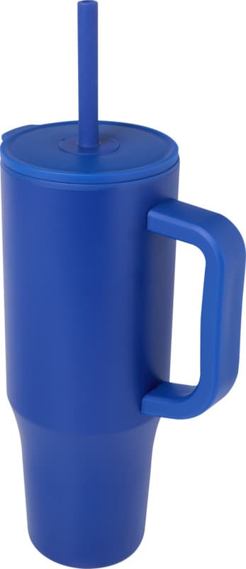 Brady 900 ml RCS certified insulated tumbler with silicone straw 19