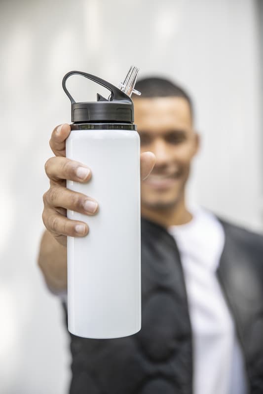 Fitz 800 ml RCS recycled single wall stainless steel water bottle 10