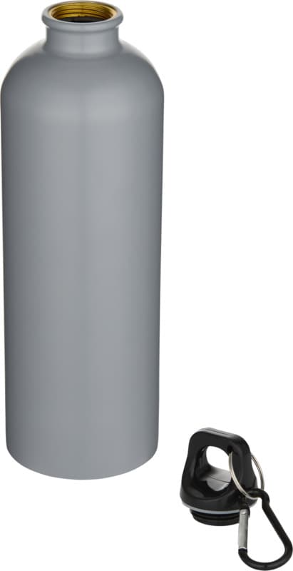 Oregon 750 ml matte RCS recycled single wall stainless steel water bottle with carabiner 11