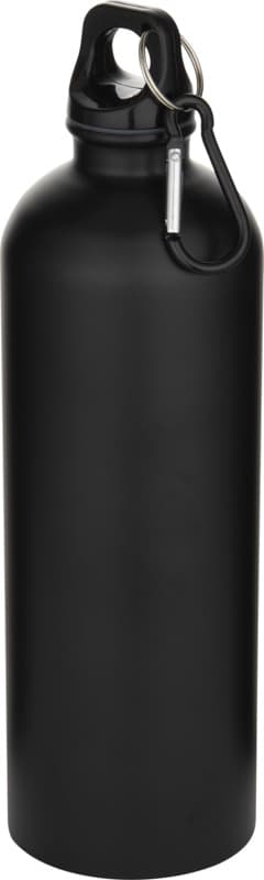 Oregon 750 ml matte RCS recycled single wall stainless steel water bottle with carabiner 13