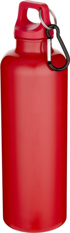 Oregon 750 ml solid colour RCS recycled plastic water bottle with carabiner   5