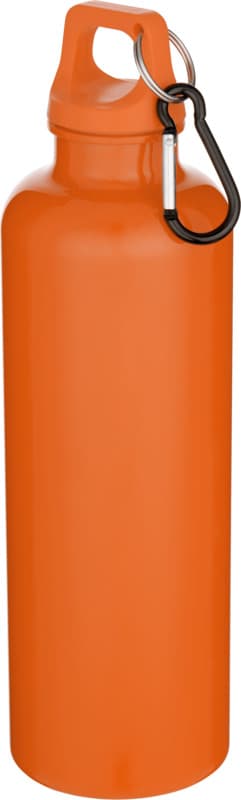 Oregon 750 ml solid colour RCS recycled plastic water bottle with carabiner   9