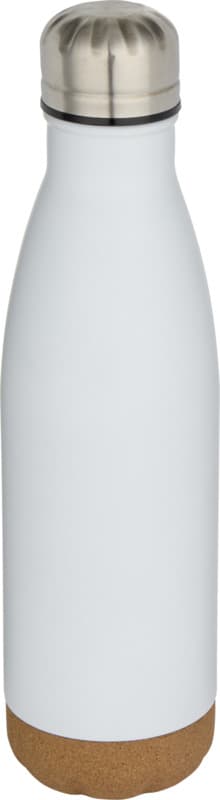 Cove 500 ml double wall vacuum insulated stainless steel water bottle with cork details 1