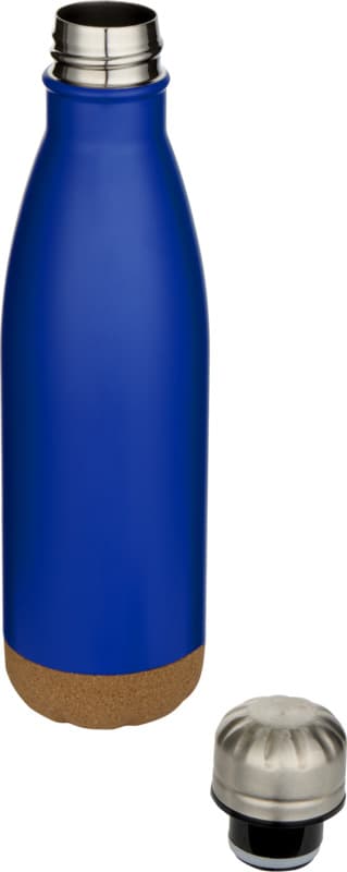 Cove 500 ml double wall vacuum insulated stainless steel water bottle with cork details 12