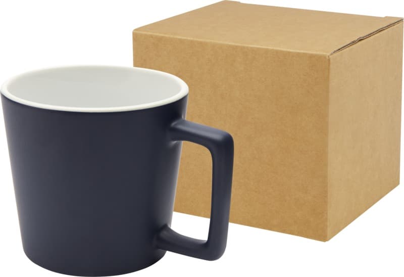 Cali 370 ml ceramic mug with matt finish 15
