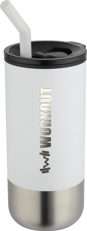 Grayson 480 ml RCS recycled insulated tumbler with straw 6