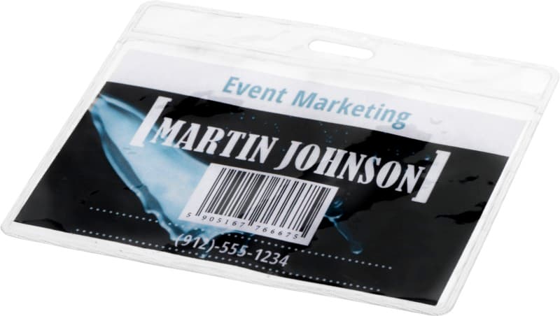 Serge transparent badge holder 3