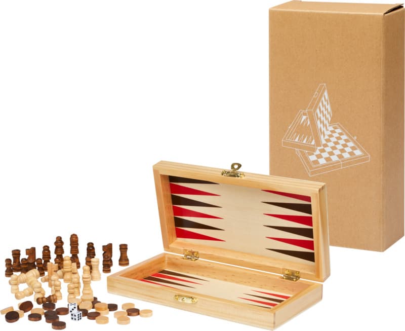 Mugo 3-in-1 wooden game set 3