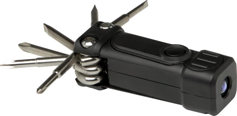 Octo 8-in-1 RCS recycled plastic screwdriver set with torch 8