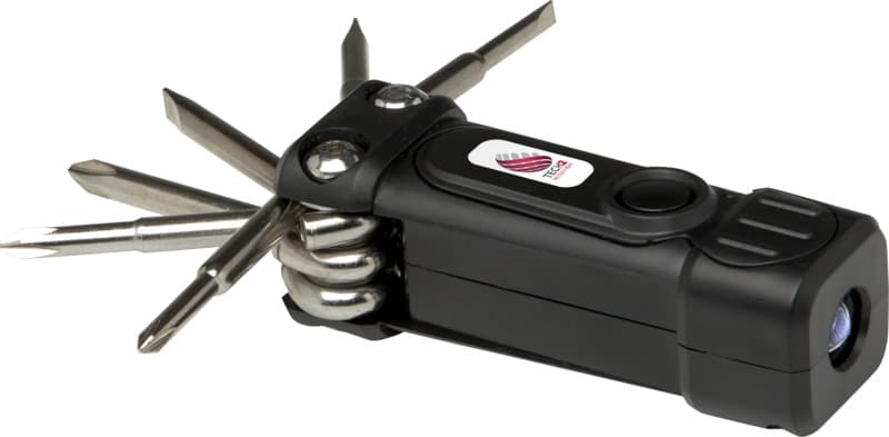 Octo 8-in-1 RCS recycled plastic screwdriver set with torch 13