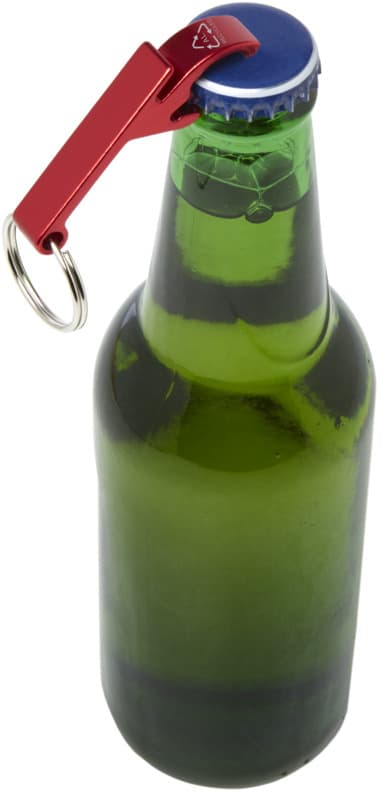 Tao RCS recycled aluminium bottle and can opener with keychain  3