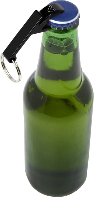 Tao RCS recycled aluminium bottle and can opener with keychain  27