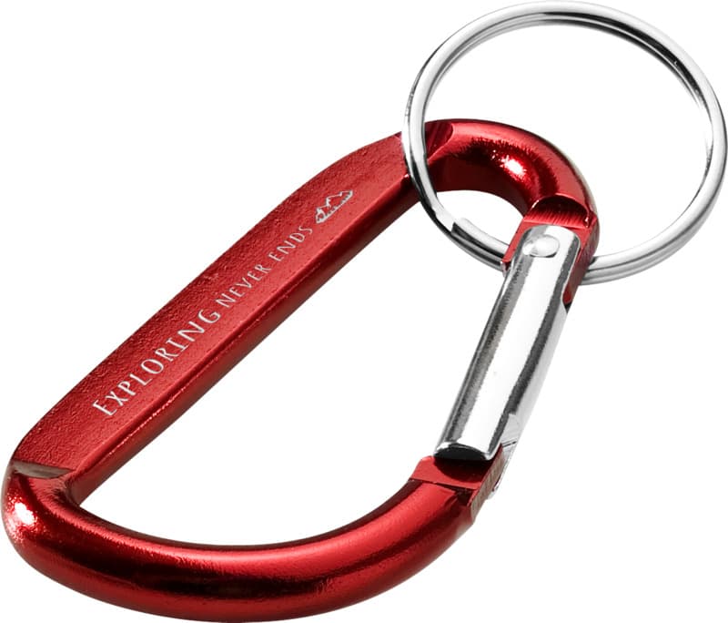 Timor RCS recycled aluminium carabiner keychain 4