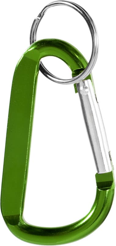 Timor RCS recycled aluminium carabiner keychain 10