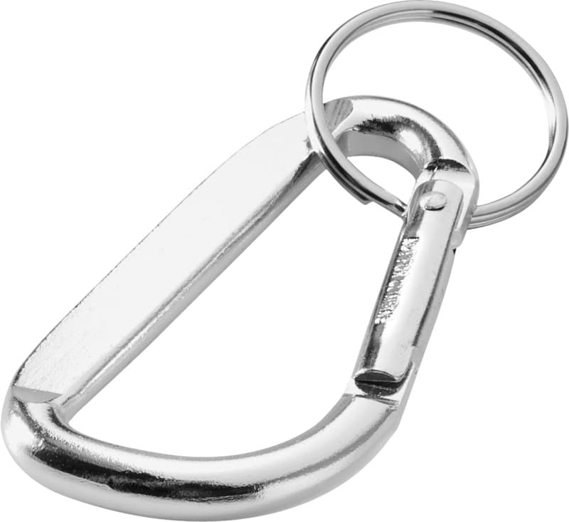 Timor RCS recycled aluminium carabiner keychain 13