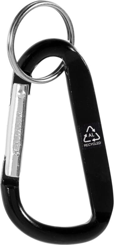 Timor RCS recycled aluminium carabiner keychain 19