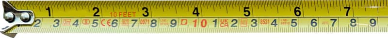 Rule 5-metre RCS recycled plastic measuring tape 6