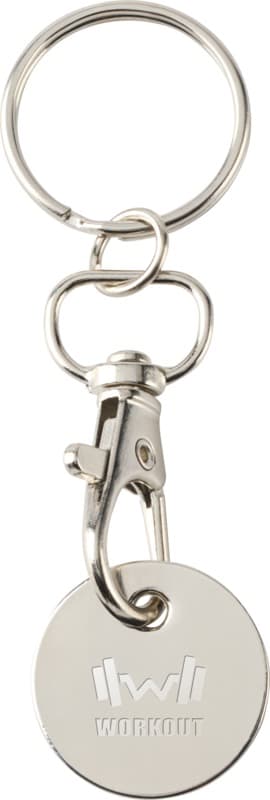 Rory keyring with trolley coin 12