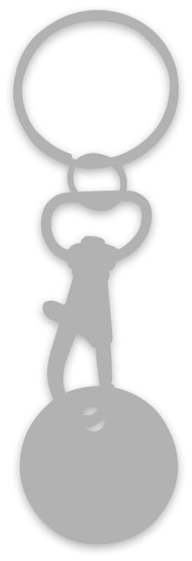 Rory keyring with trolley coin 14